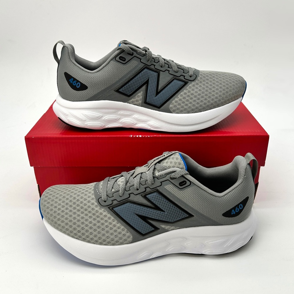 New Balance 460 v4‎ Mens Running Shoes Size 7 Grey Breathable Mesh NEW M460LG4